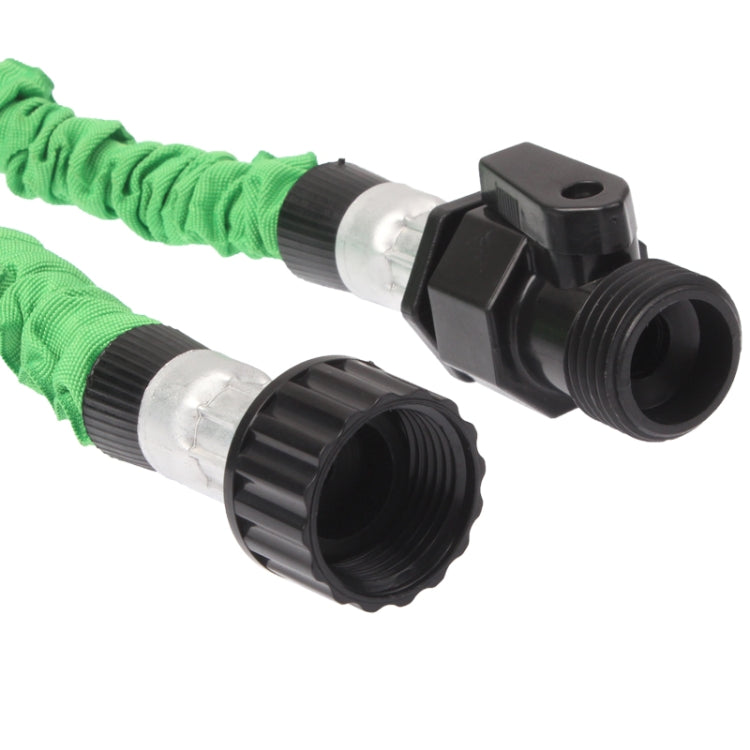 Durable Flexible Dual-layer Water Pipe Water Hose, Length: 7.5m, US Standard(Green)