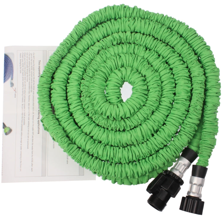 Durable Flexible Dual-layer Water Pipe Water Hose, Length: 7.5m, US Standard(Green)