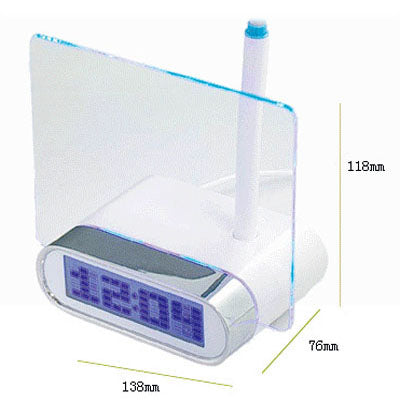 Multi Functional Electronic Alarm Clock Color Highlighter High-speed USB Backlight Message Board /USB Clock