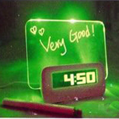 Multi Functional Electronic Alarm Clock Color Highlighter High-speed USB Backlight Message Board /USB Clock