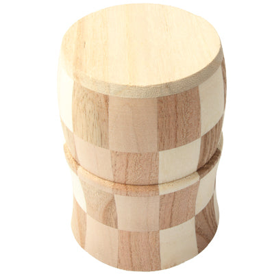 Wooden Vase Type Brush Pot Pen Container Pen Holder Tubular Penrack