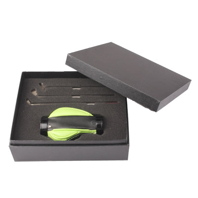 Golf Bag Pen Holder with 3 Golf Clubs Shape Ball Pens