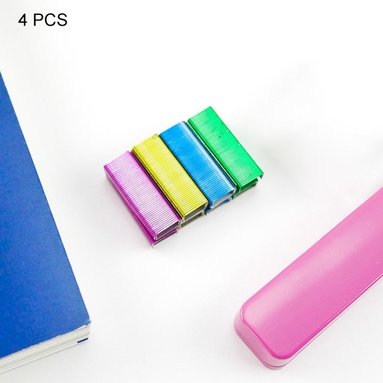 4 PCS Office Series No.12 Color staples No. 0211