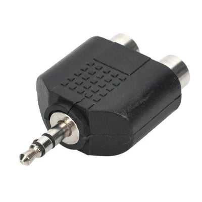 5 pcs 3.5mm Stereo Male to Dual RCA Female Converters Adapters