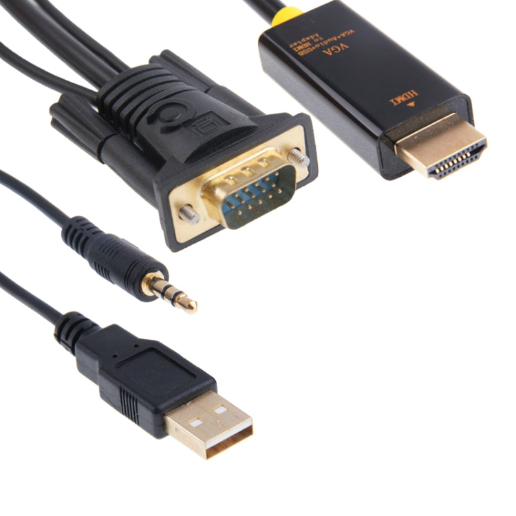 VGA + Audio to HDMI Converter, Powered by USB