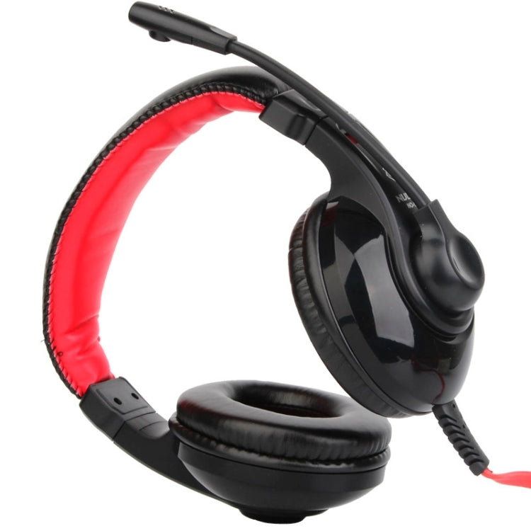 Universal Stereo Headset with Mic for Computer, Cable Length: about 2m (Black + Red)