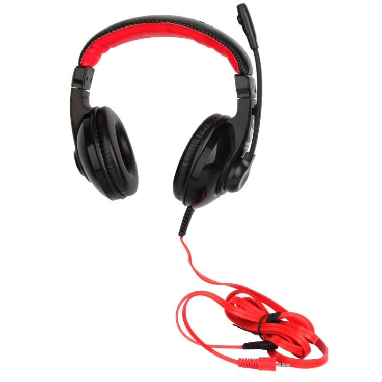 Universal Stereo Headset with Mic for Computer, Cable Length: about 2m (Black + Red)