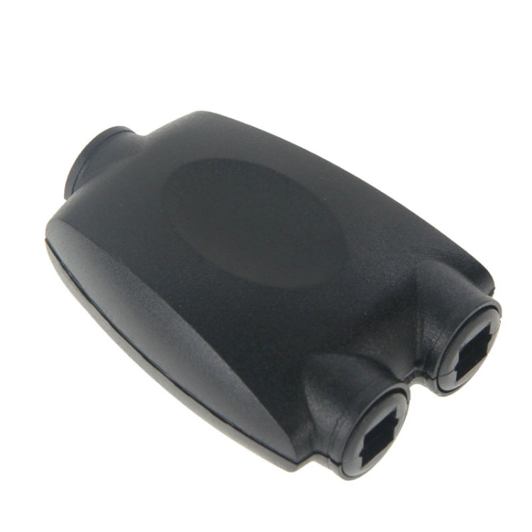 Digital Toslink Optical Fiber Audio Splitter 1 to 2 Adapter Converter