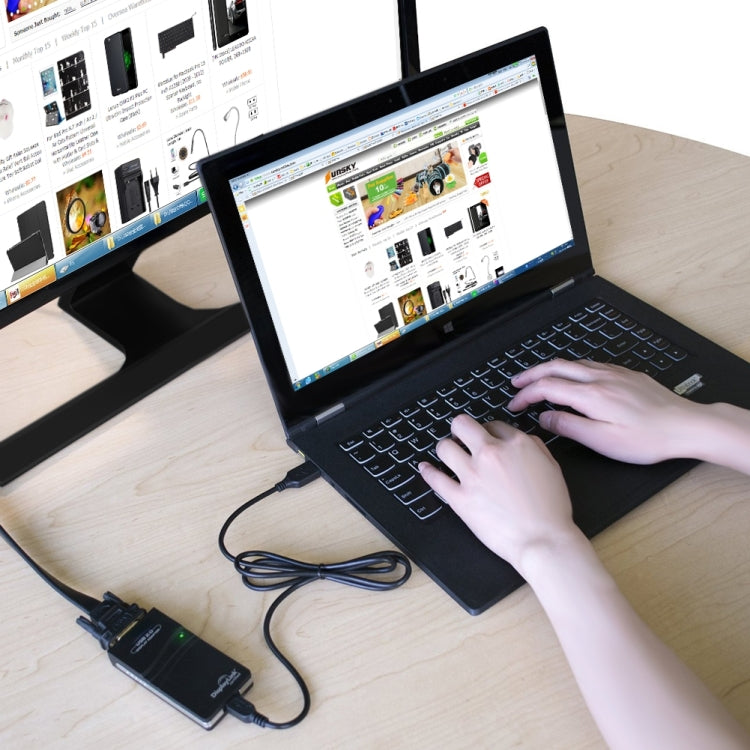 USB 2.0 to VGA, DVI, HDMI Adapter