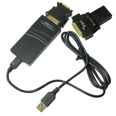 USB 2.0 to VGA, DVI, HDMI Adapter