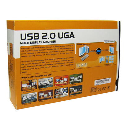 USB 2.0 to VGA, DVI, HDMI Adapter