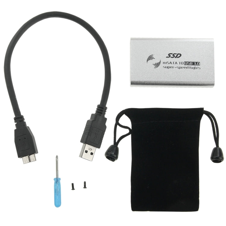 6gb/s mSATA Solid State Disk SSD to USB 3.0 Hard Disk Case