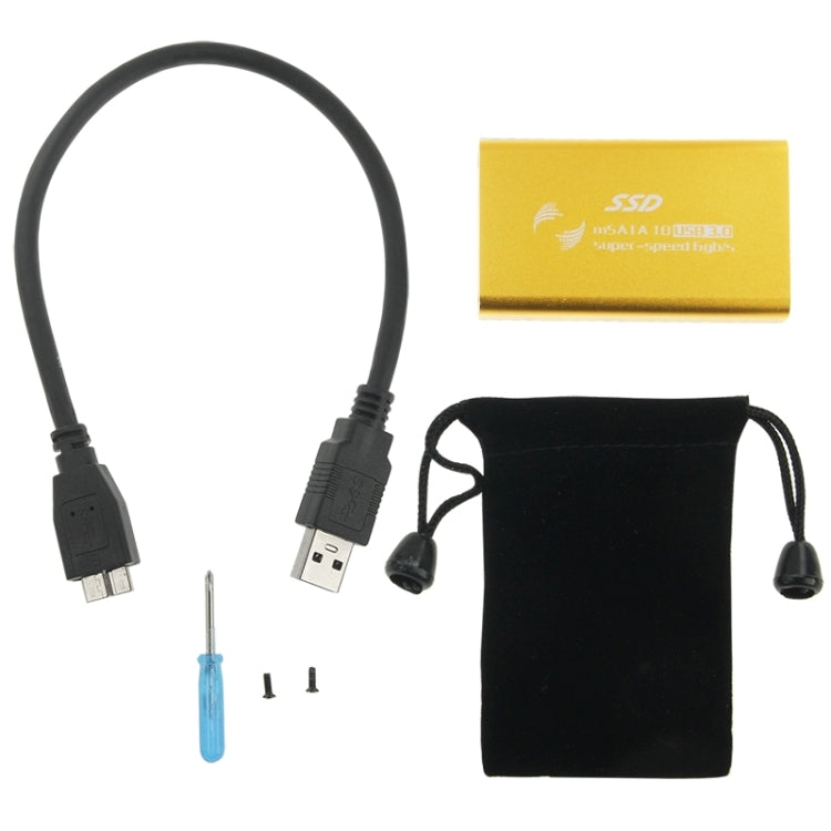 6gb/s mSATA Solid State Disk SSD to USB 3.0 Hard Disk Case