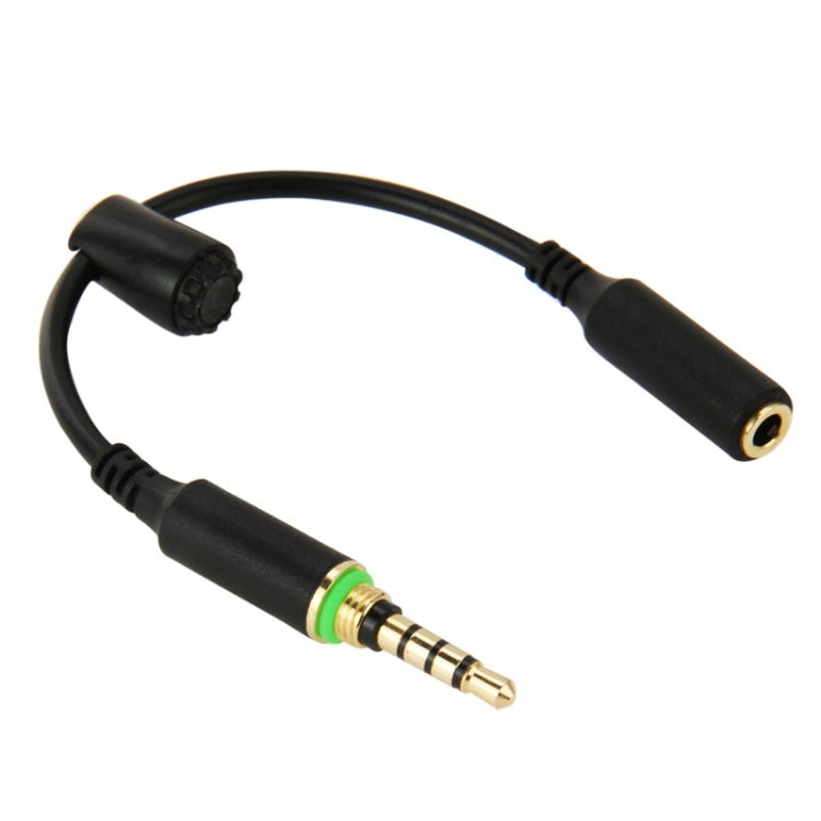 Waterproof Cover Headphone Adapter Plug Replacement Cable 3.5mm Female to Male Cables with Seal Cap for iPhone 6 & 6 Plus, Length: 14cm