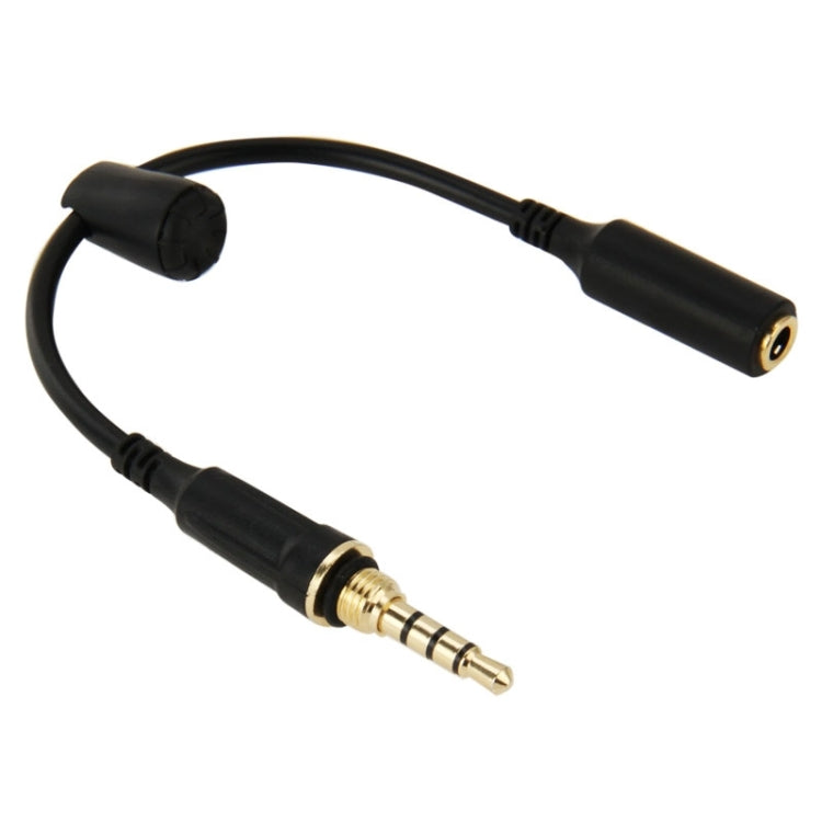 Waterproof Cover Headphone Adapter Plug Replacement Cable 3.5mm Female to Male Cables with Seal Cap for iPhone 5 & 5S, Length: 15cm