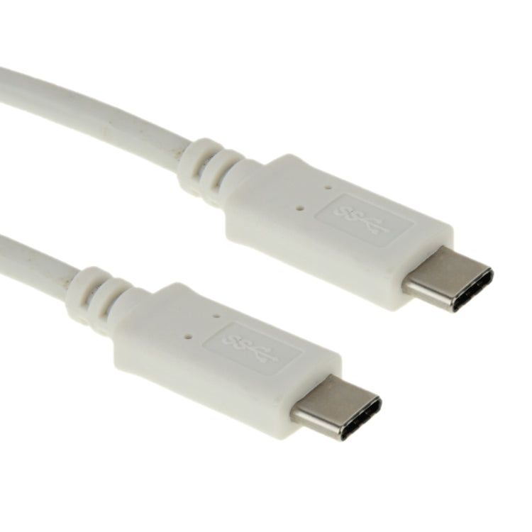 1m USB-C / Type-C 3.1 Male to Male Data Cable for Samsung Galaxy S8 & S8 + / LG G6 / Huawei P10 & P10 Plus / Oneplus 5 and other Smartphones (White)