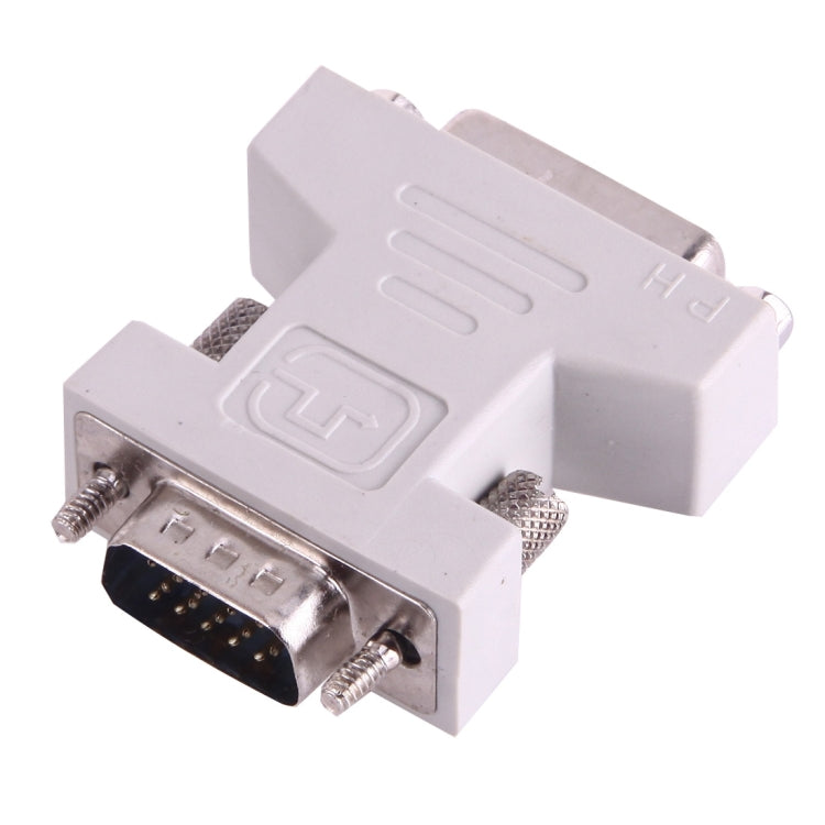 DVI 24+1 Pin Female to VGA 15Pin male adapter(Grey)