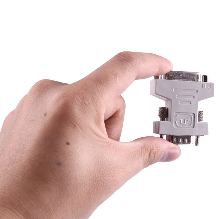 DVI 24+1 Pin Female to VGA 15Pin male adapter(Grey)