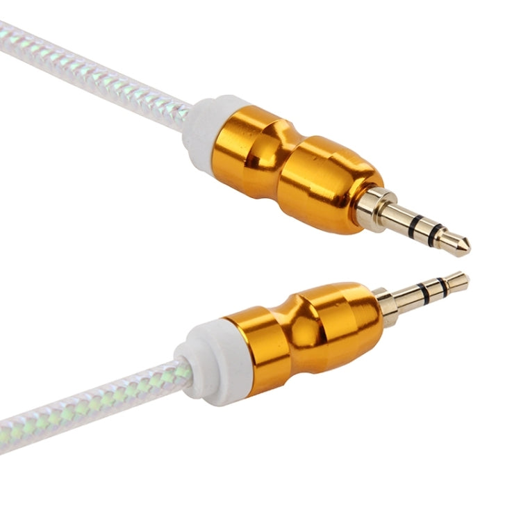 Gold Plated 3.5mm Male to Male Plug Jack Stereo Audio AUX Cable for iPhone 6 & 6 Plus & 5, iPad Air 2 & Air, Samsung, iPod Laptop, MP3, Length: 1.4m