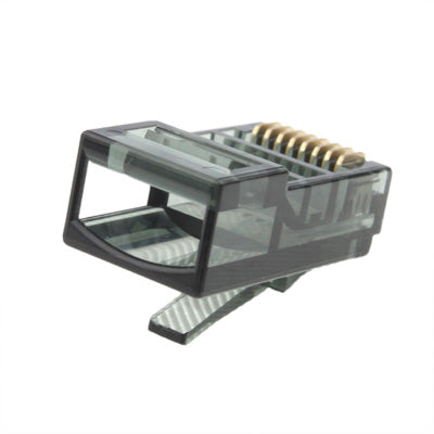 30 PCS High-Performance RJ45 Connector Modular Plug(Black)