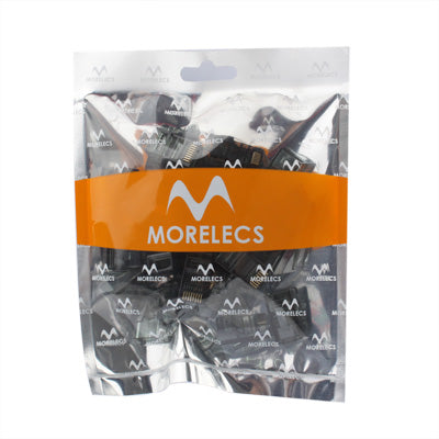 30 PCS High-Performance RJ45 Connector Modular Plug(Black)