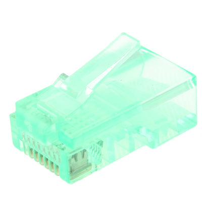 30 PCS High-Performance RJ45 Connector Modular Plug(Green)