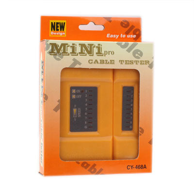 MINI RJ11 + RJ45 Dual-use Network Cable Tester