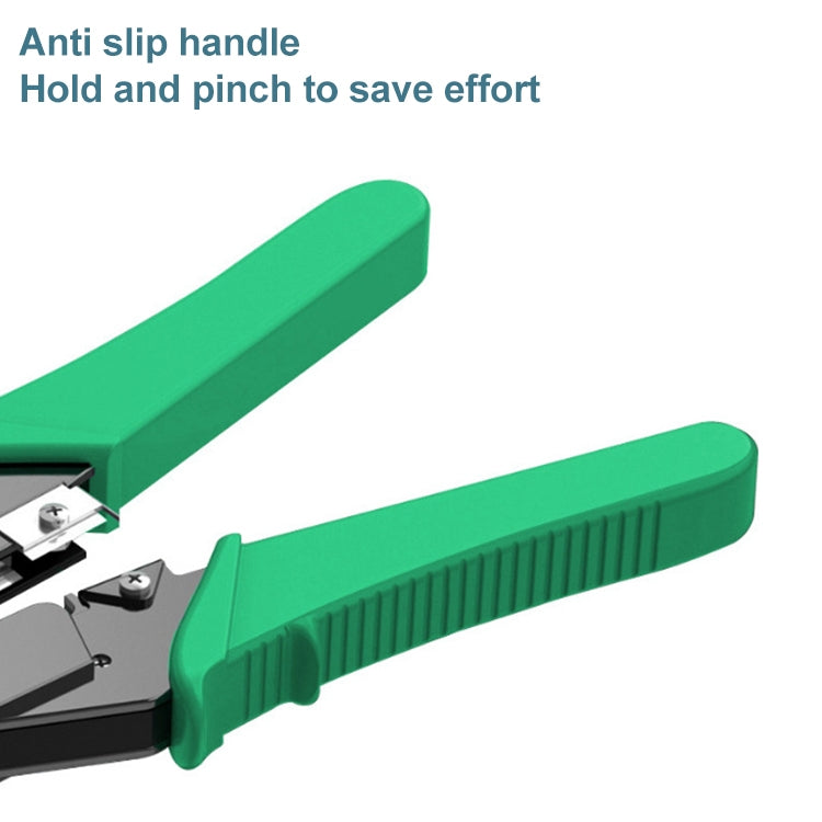 8P8C Handle Networking Crimper Pliers Tool(Green)