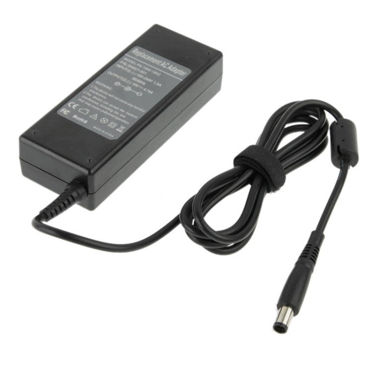 AC Adapter 19V 4.74A for HP Networking, Output Tips: 7.4mm x 5.0mm(Black)