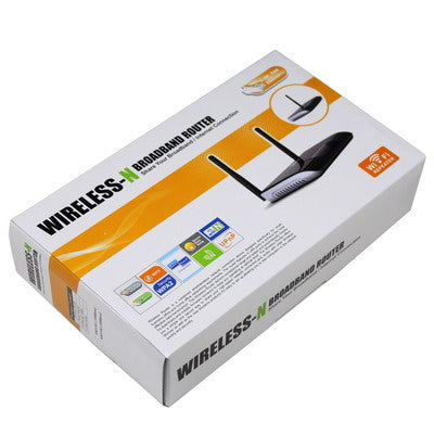 150Mbps Wireless-N Broadband Router With 4 Ports Switch, Sign Random Delivery(Black)