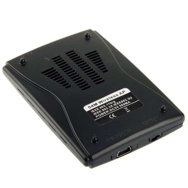 54M Wireless Mini AP with AP / WIFI Switch, Built-in Antenna, Sign Random Delivery(Black)