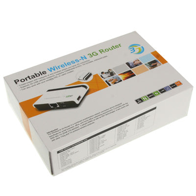 Portable Wireless-N 3G Router, Support CDMA 2000 EVDO / TD-SCDMA / HSPA / WCDMA