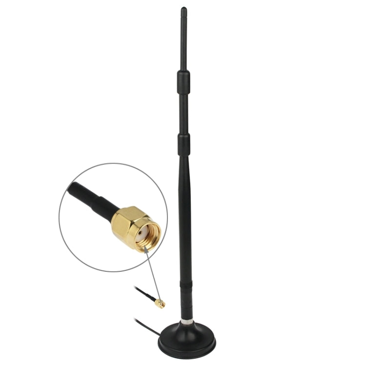 9dB RP-SMA Antenna for Router Network with Antenna Base(Black)