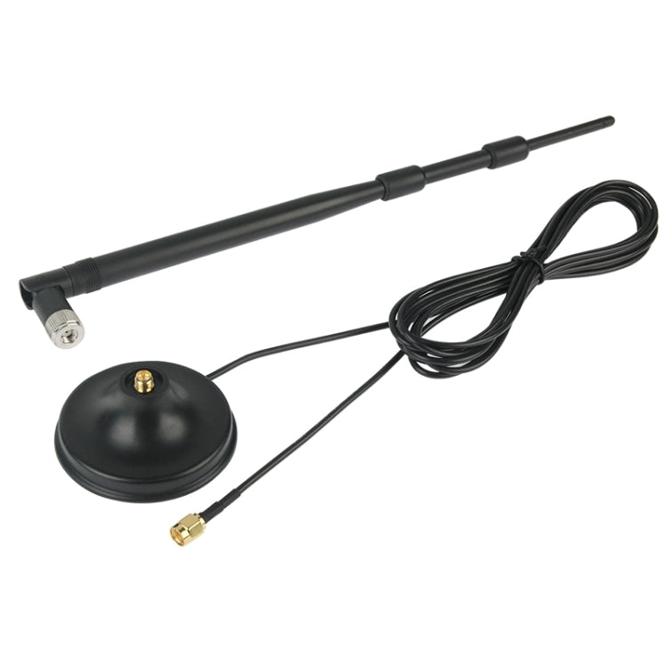 9dB RP-SMA Antenna for Router Network with Antenna Base(Black)