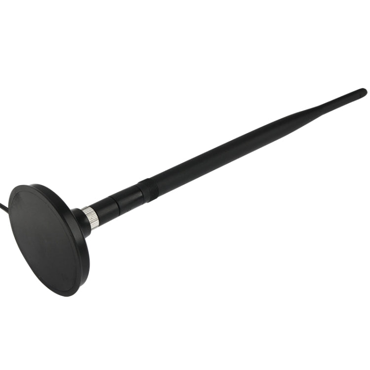 WiFi 7dBi SMA Female Network Antenna with Antenna Base(Black)