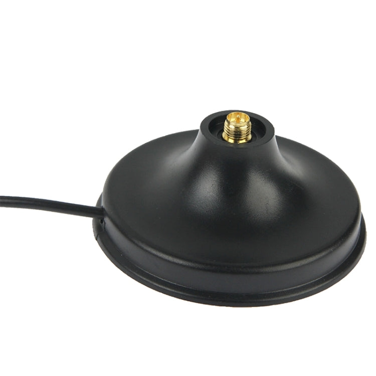 WiFi 7dBi SMA Female Network Antenna with Antenna Base(Black)