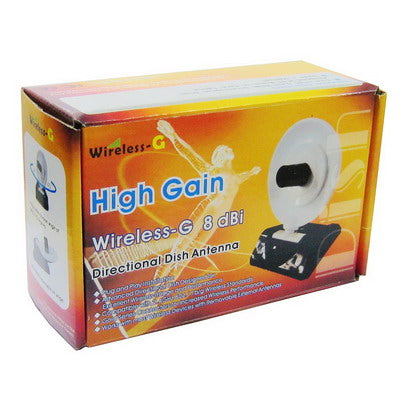 High Gain Wireless-G 8dbi Directional Dish SMA Antenna