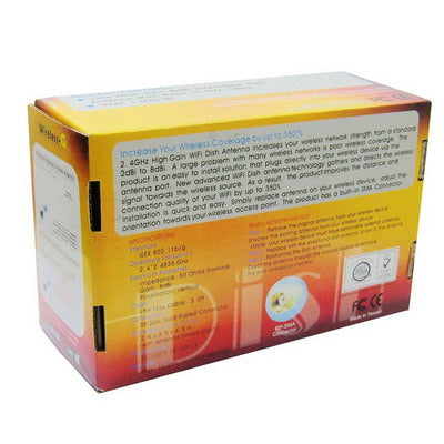 High Gain Wireless-G 8dbi Directional Dish SMA Antenna