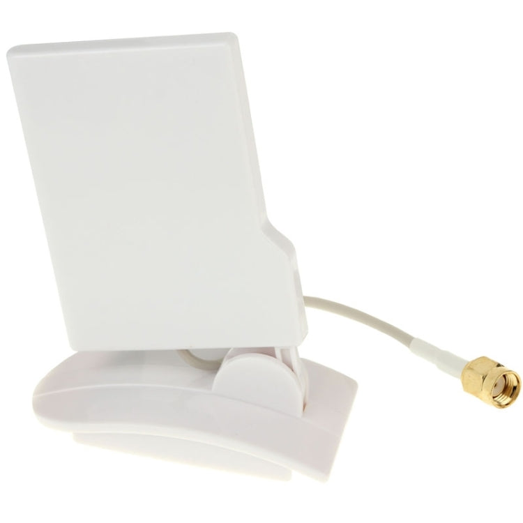 2.4 GHz 9dBi Compact Yagi RP-SMA Directional Wifi Antenna(White)
