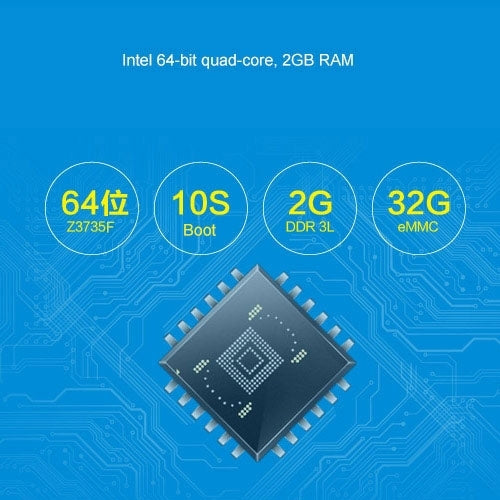 Ainol Windows8.1 Mini PC, Intel Z3735F Quad Core RAM:2G ROM:32G, with 7000mAh Power Bank Function for TV / Computer Monitors(Black)