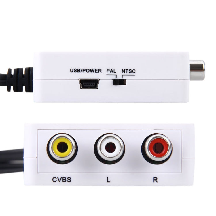 M617 MINI YPbPr to CVBS Scan Converter AV Component Video HD 1080P NTSC / PAL(Black)