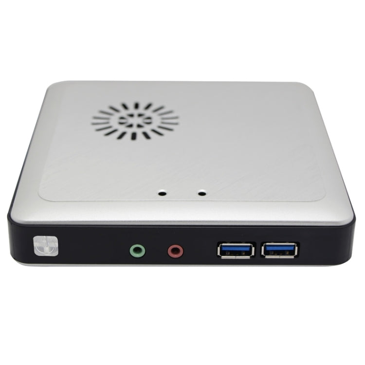 TK390M Mini PC, Intel Celeron 1037U Dual-Core 1.8GHz, 2G RAM, 16G SSD, Support Windows / Linux OS(Silver)