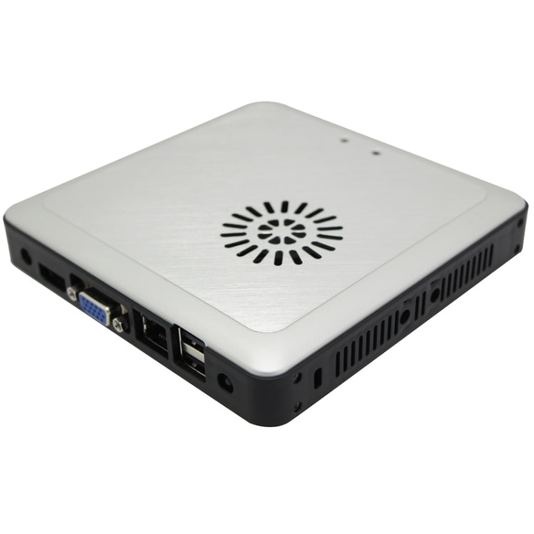 TK390M Mini PC, Intel Celeron 1037U Dual-Core 1.8GHz, 2G RAM, 16G SSD, Support Windows / Linux OS(Silver)