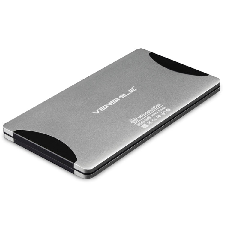 VENSMILE W10 Mini PC, Intel Bay Trail CR, Z3735F CPU, ROM: 64GB, RAM: 2GB, Support Windows 8.1, Bluetooth, WiFi(Silver)