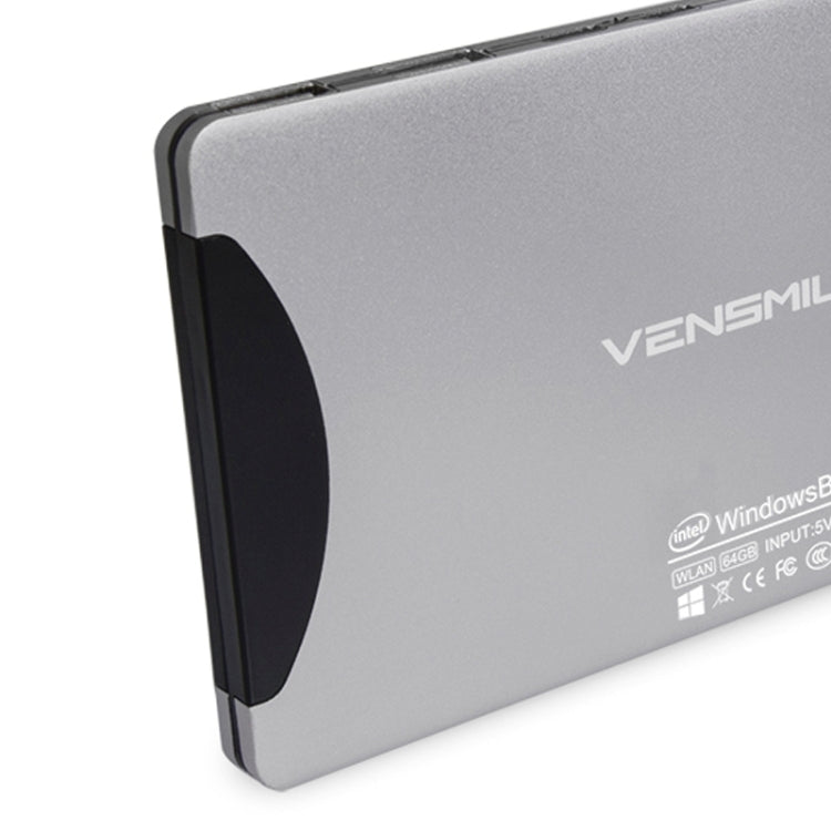 VENSMILE W10 Mini PC, Intel Bay Trail CR, Z3735F CPU, ROM: 64GB, RAM: 2GB, Support Windows 8.1, Bluetooth, WiFi(Silver)