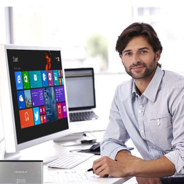 VENSMILE iPC002 Mini PC, Intel Bay Trail CR, Z3735F CPU, ROM: 32GB, RAM: 2GB, Support Windows 8.1, Bluetooth, WiFi(Silver)