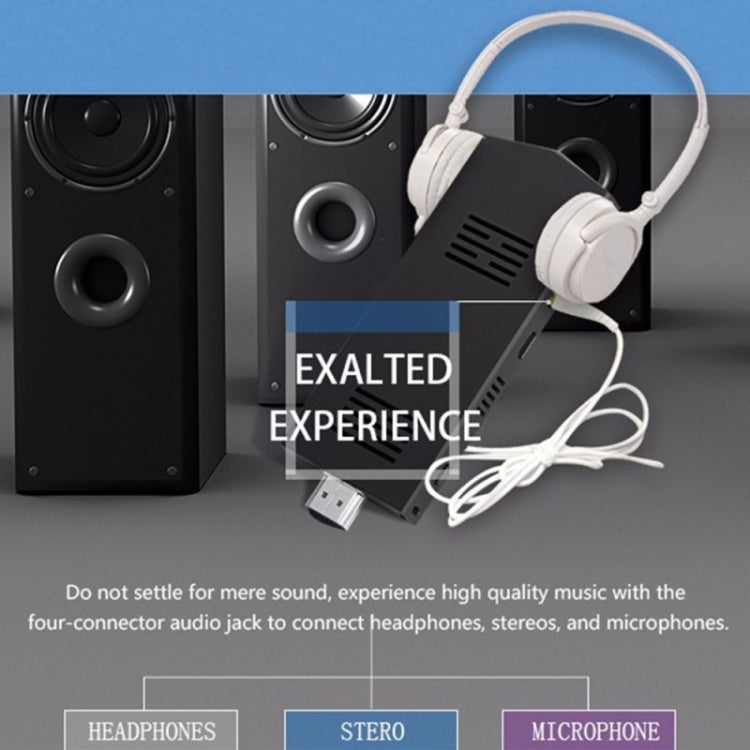 MeeGoPad MeeGoT02 Windows 10 OS Mini PC, Intel Z3735F Quad Core 1.33-1.83GHz, RAM: 2G ROM: 32G, Support Micro SD Card, OTG, Built-in WiFi / Bluetooth(Black)