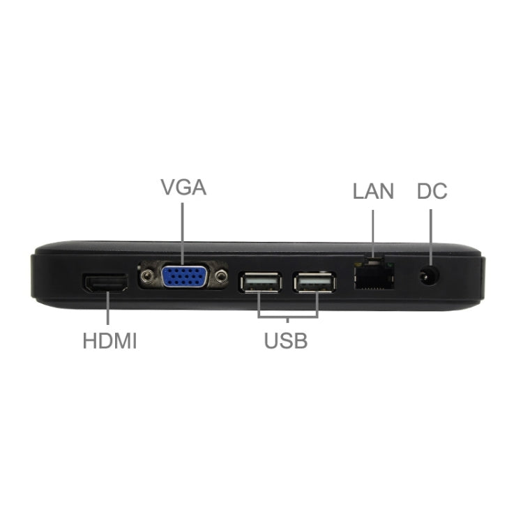 X1W Thin Client with WiFi Antenna, Allwinner A20 Dual-core 1.2 GHz, RAM: 512M, Inner Core Linux3.0, Support Windows XP & Win 7 & 8 / Linux OS(Black)
