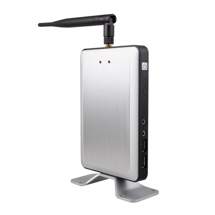 X5W Thin Client with WiFi Antenna, Cortex-A9 Quad-core 1.5GHz, 1G RAM, 8G Flash Memory, Embedded Linux Kernel, Support Online HD 720P Video Play(Silver)