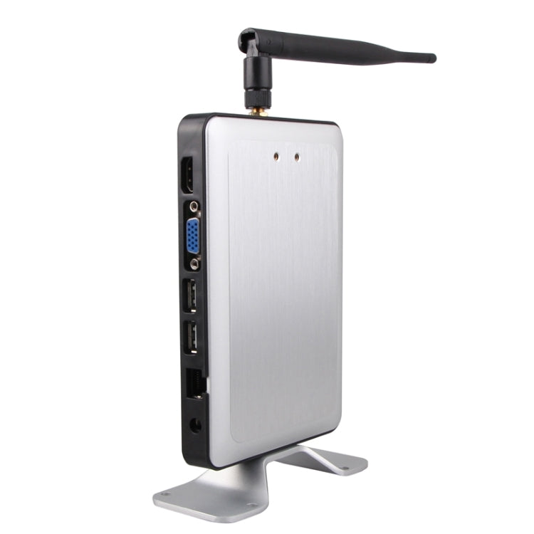 X5W Thin Client with WiFi Antenna, Cortex-A9 Quad-core 1.5GHz, 1G RAM, 8G Flash Memory, Embedded Linux Kernel, Support Online HD 720P Video Play(Silver)